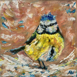 Anne-Marie Verdel birds, paintings, schilderijen, vogels, dieren