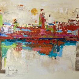 Nicole Schaap-kunst-schilderijen-abstracte landschappen
