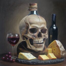 Meesterschilder Marcel Ruben staat bekend om zijn uitzonderlijk verfijnde schildertechniek en oog voor detail. Zijn stillevens, vaak met koperen potten, glaswerk en vogels, ademen een tijdloze rust en vakmanschap. Elk werk is met uiterste precisie opgebouwd in vele lagen olieverf, waardoor licht en textuur tot leven komen – pure meesterschilderkunst van de hoogste kwaliteit.