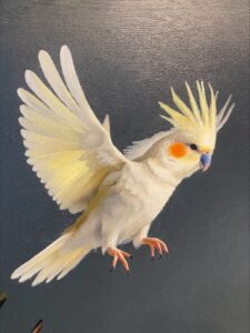 Meesterschilder Marcel Ruben staat bekend om zijn uitzonderlijk verfijnde schildertechniek en oog voor detail. Zijn stillevens, vaak met koperen potten, glaswerk en vogels, ademen een tijdloze rust en vakmanschap. Elk werk is met uiterste precisie opgebouwd in vele lagen olieverf, waardoor licht en textuur tot leven komen – pure meesterschilderkunst van de hoogste kwaliteit.